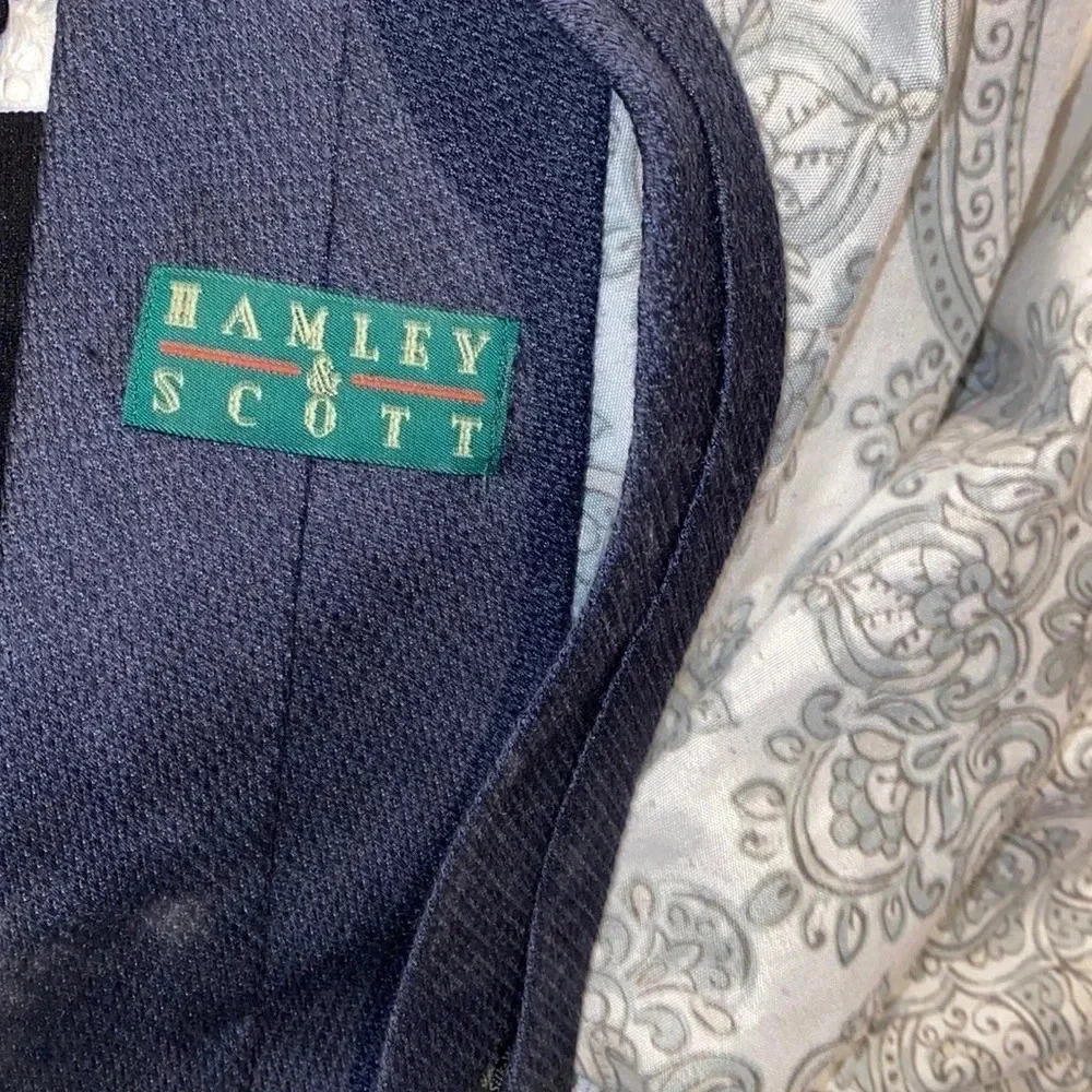Hamley & Scott vintage  blue tie